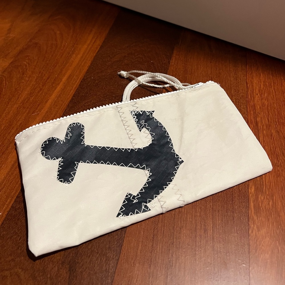 Sea Bags Wristlet made from recycled sail cloth